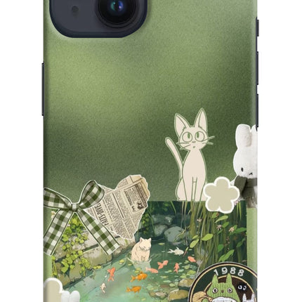 Aesthetic anime iPhone 14 Hard Case Back Cover by Casekaro