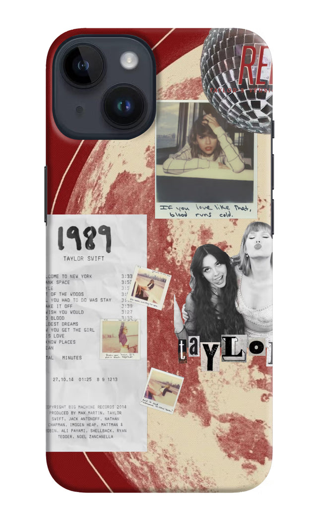 Taylor Swift iPhone 14 Hard Case Back Cover by Casekaro