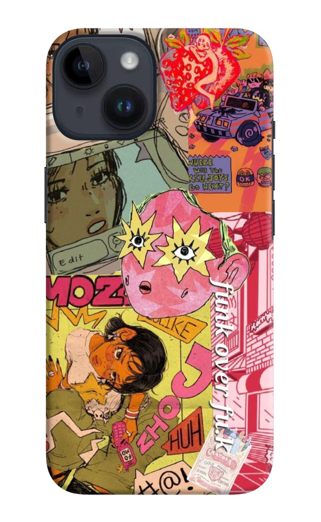 Funkover iPhone 14 Hard Case Back Cover by Casekaro