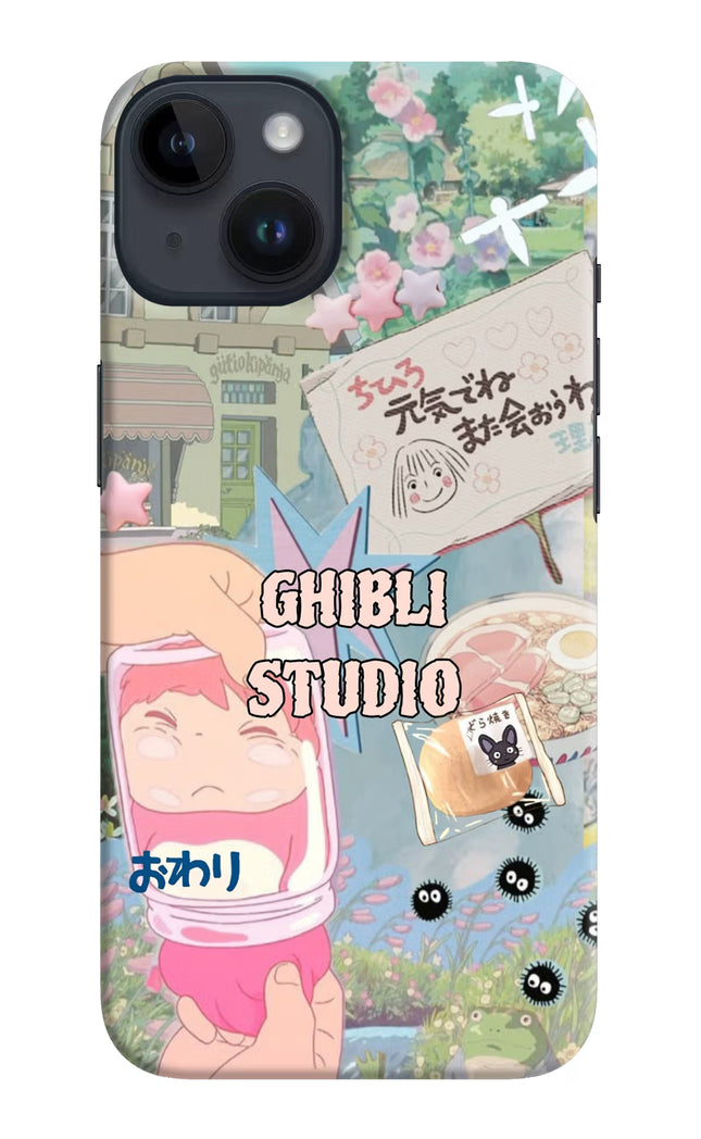 Studio Ghibli iPhone 14 Hard Case Back Cover by Casekaro
