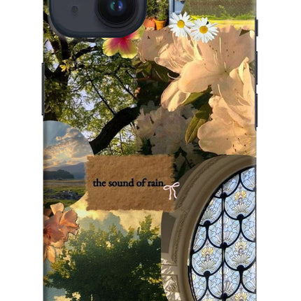 Rain iPhone 14 Hard Case Back Cover by Casekaro