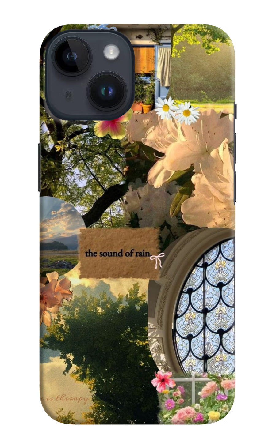 Rain iPhone 14 Back Cover, Hard case