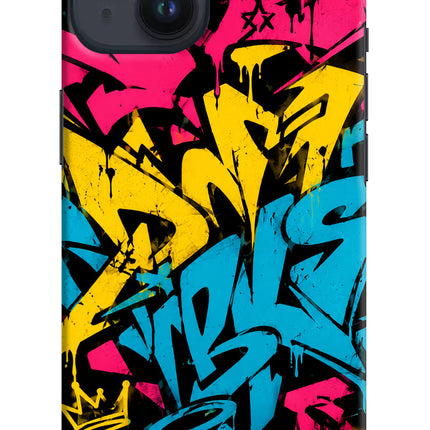 Graffiti Vibe iPhone 14 Hard Case Back Cover by Casekaro