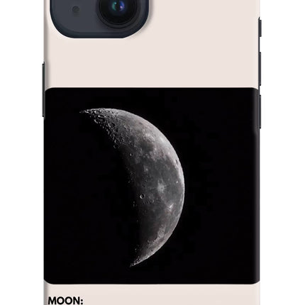 Moon Phase iPhone 14 Hard Case Back Cover by Casekaro