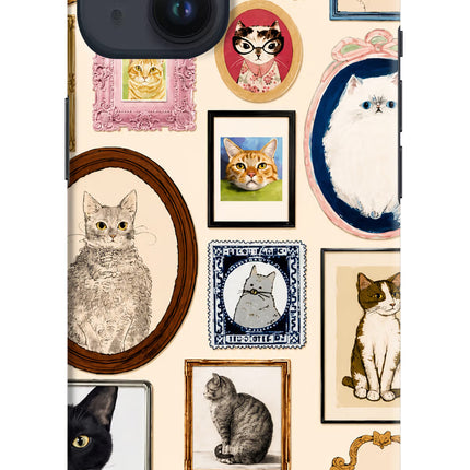 Mirror Cats iPhone 14 Hard Case Back Cover by Casekaro