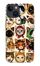 Cool Cat iPhone 14 Hard Case Back Cover by Casekaro