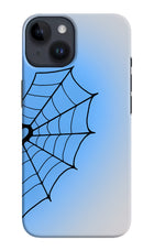 Blue Web iPhone 14 Hard Case Back Cover by Casekaro