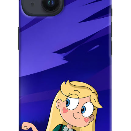 Star Glow iPhone 14 Hard Case Back Cover by Casekaro