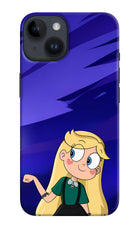 Star Glow iPhone 14 Hard Case Back Cover by Casekaro
