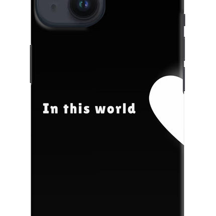 This World iPhone 14 Hard Case Back Cover by Casekaro