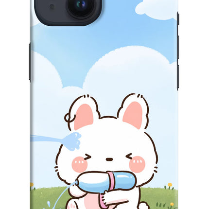 Bunny Treat iPhone 14 Hard Case Back Cover by Casekaro