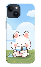 Bunny Treat iPhone 14 Hard Case Back Cover by Casekaro