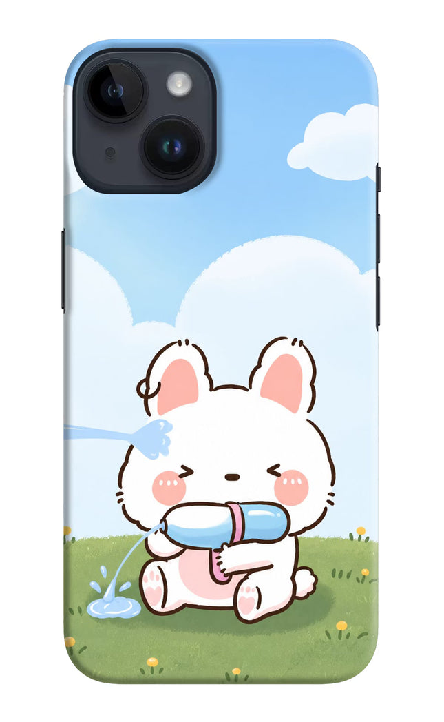 Bunny Treat iPhone 14 Hard Case Back Cover by Casekaro
