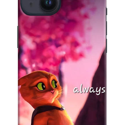Always Cat iPhone 14 Hard Case Back Cover by Casekaro