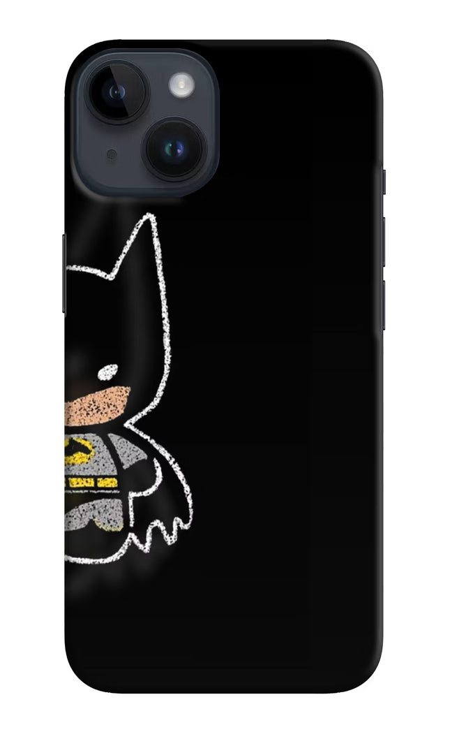 Bat Kitty iPhone 14 Hard Case Back Cover by Casekaro