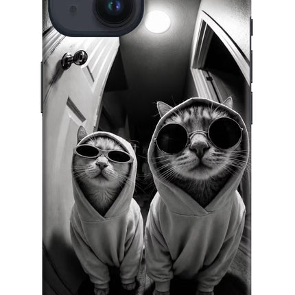 Hood Cats iPhone 14 Hard Case Back Cover by Casekaro