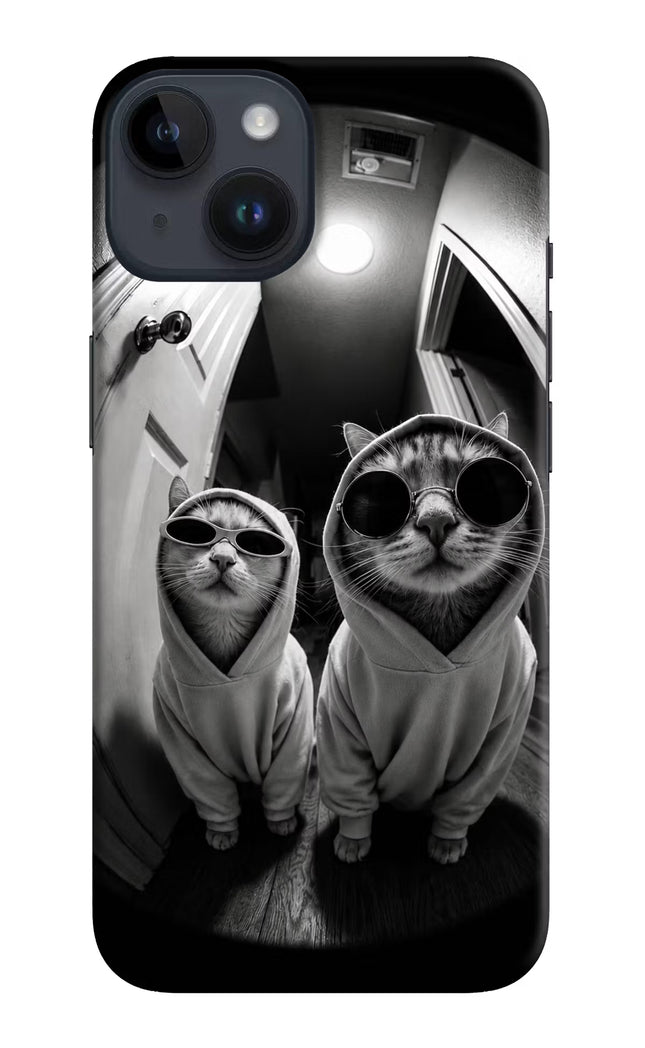 Hood Cats iPhone 14 Hard Case Back Cover by Casekaro