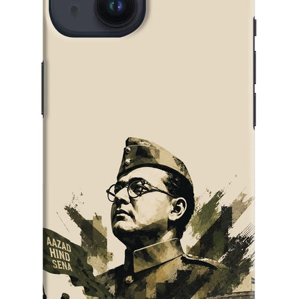 Netaji Rising iPhone 14 Hard Case Back Cover by Casekaro
