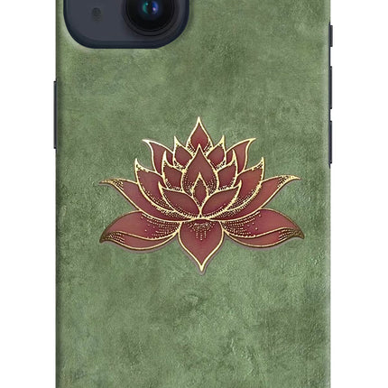 Lotus Grace iPhone 14 Hard Case Back Cover by Casekaro