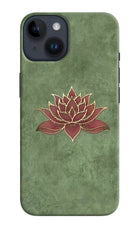 Lotus Grace iPhone 14 Hard Case Back Cover by Casekaro