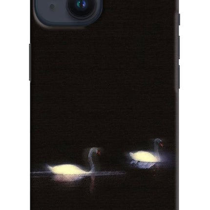 Silent Swans iPhone 14 Hard Case Back Cover by Casekaro