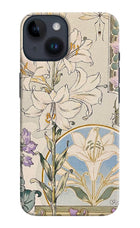 White Lily iPhone 14 Back Cover