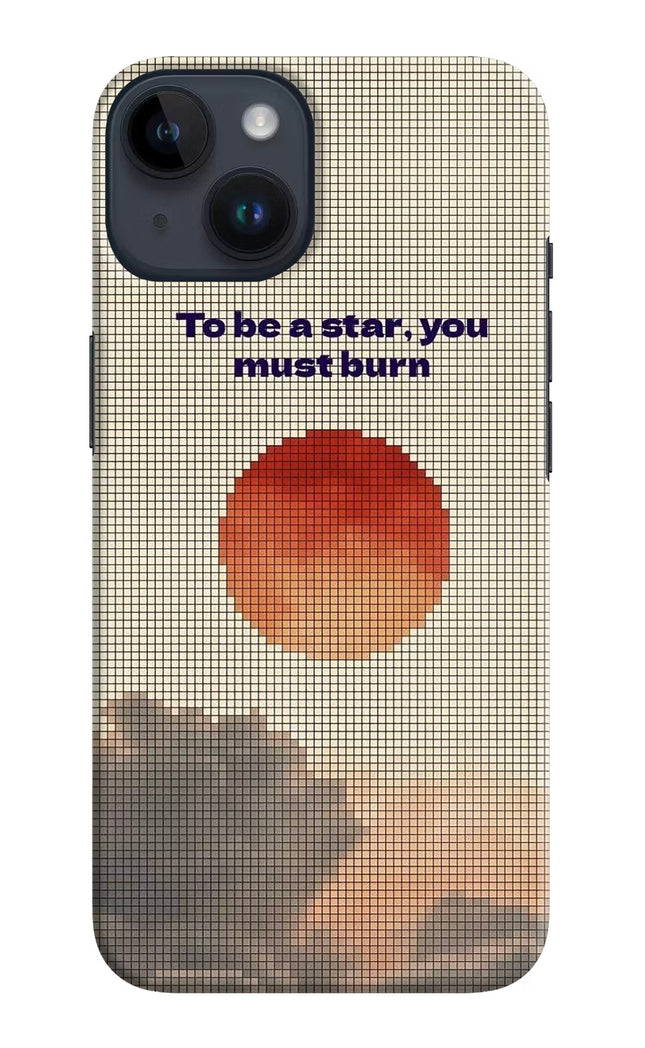 Pixel Sun iPhone 14 Hard Case Back Cover by Casekaro