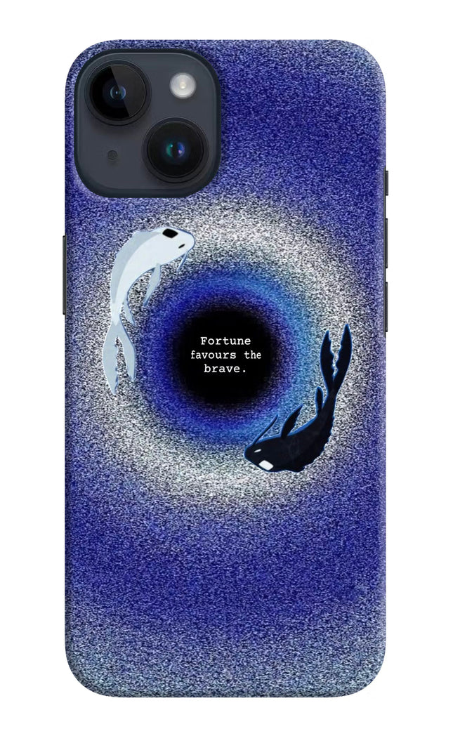 Dark Koi iPhone 14 Hard Case Back Cover by Casekaro