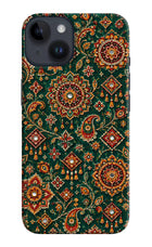 Green Pataka iPhone 14 Hard Case Back Cover by Casekaro