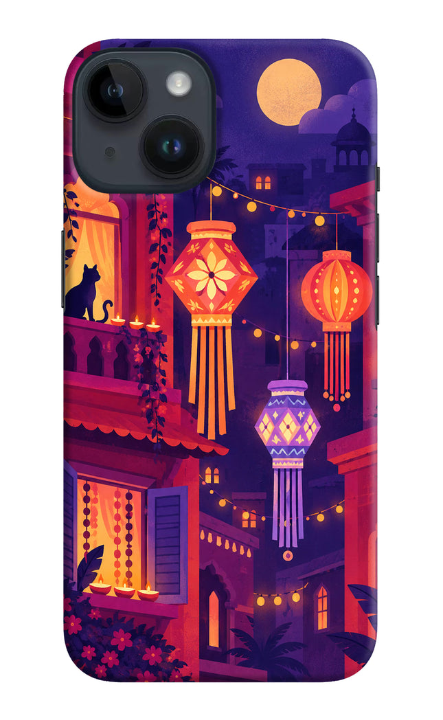 Lantern Lane iPhone 14 Hard Case Back Cover by Casekaro