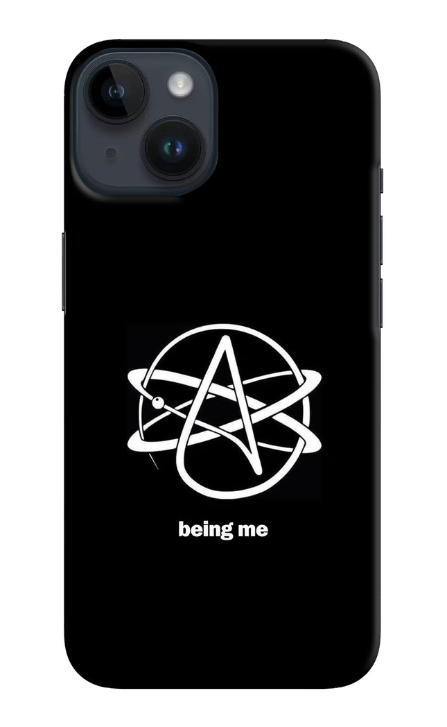 Atheist Symbol iPhone 14 Hard Case Back Cover by Casekaro