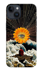 Cosmic Flower iPhone 14 Hard Case Back Cover by Casekaro