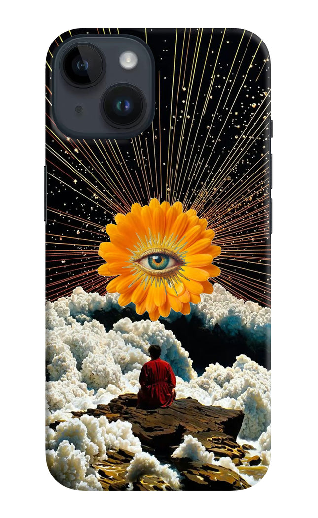 Cosmic Flower iPhone 14 Hard Case Back Cover by Casekaro