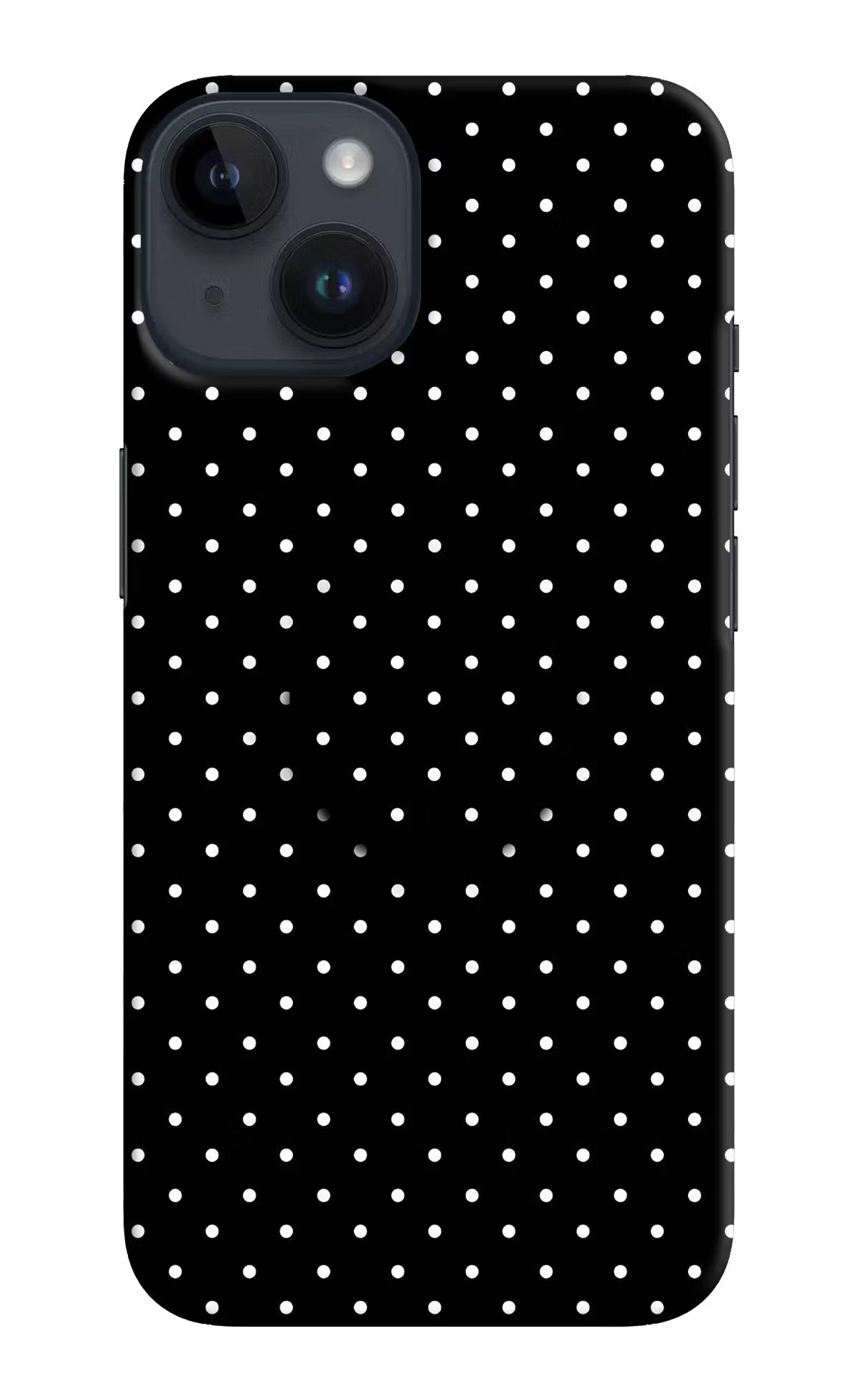 White Dots iPhone 14 Pop Case by Casekaro