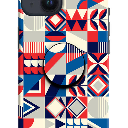 Colorful Pattern iPhone 14 Pop Case by Casekaro