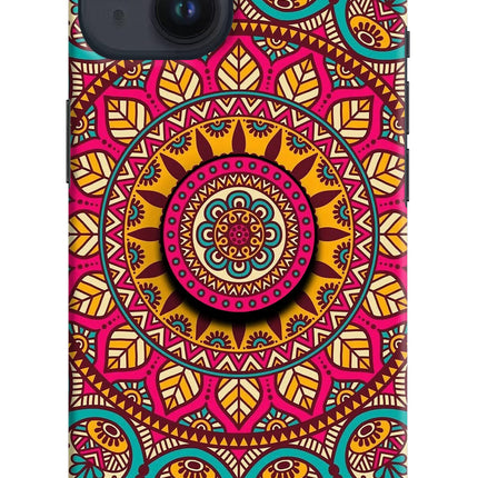 Mandala iPhone 14 Pop Case by Casekaro