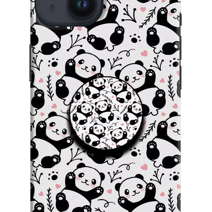 Cute Panda iPhone 14 Pop Case by Casekaro