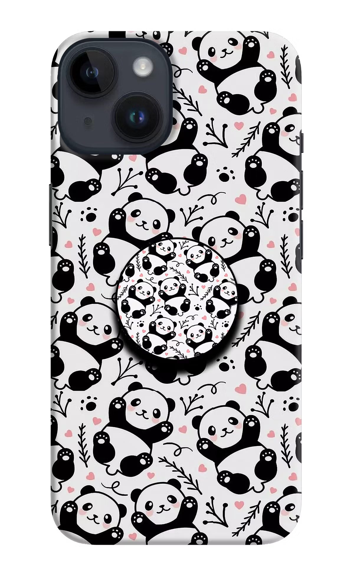 Cute Panda iPhone 14 Pop Case by Casekaro