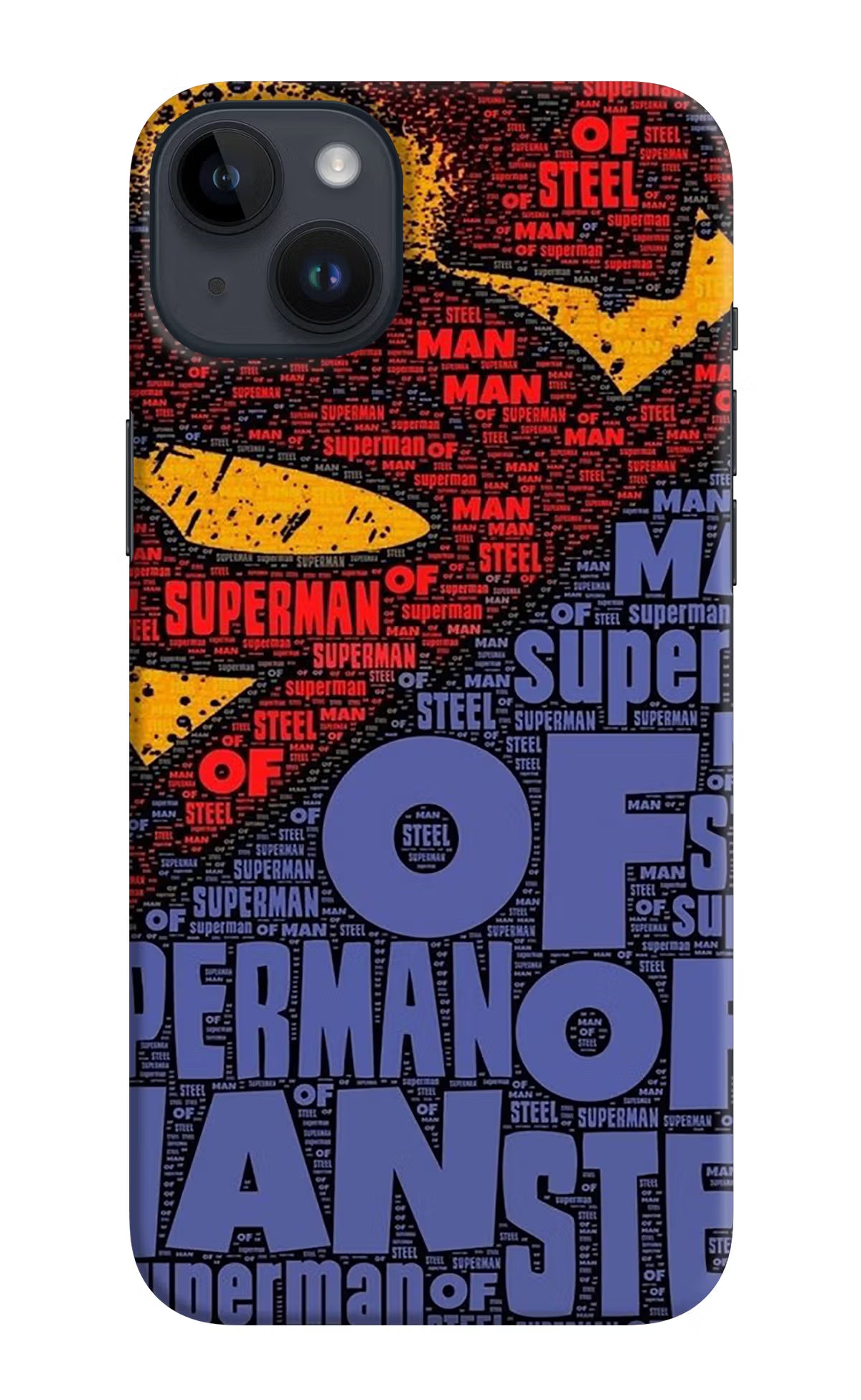 Superman iPhone 14 Plus Hard Case Back Cover by Casekaro