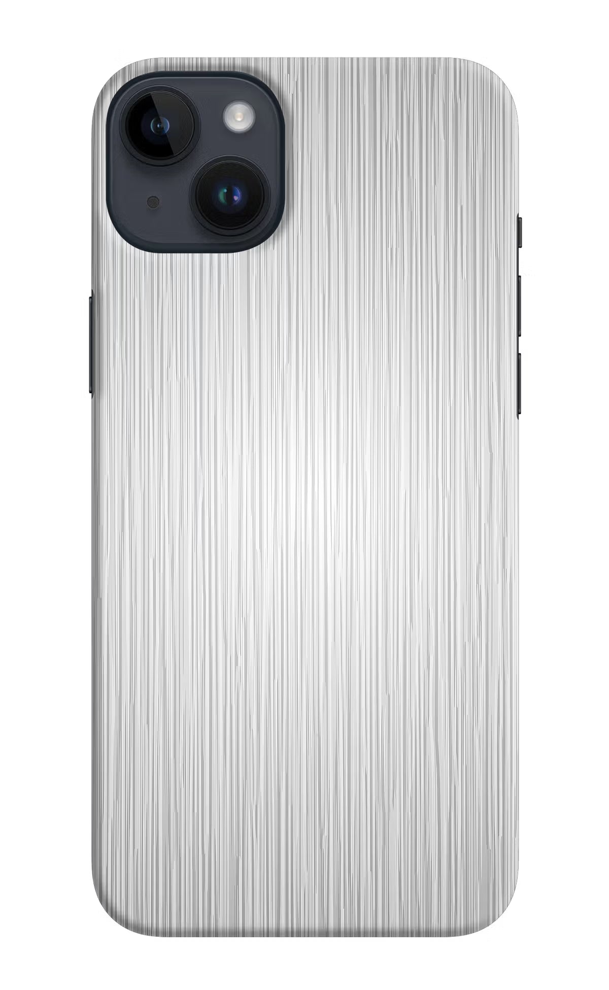 Wooden Grey Texture iPhone 14 Plus Hard Case Back Cover by Casekaro