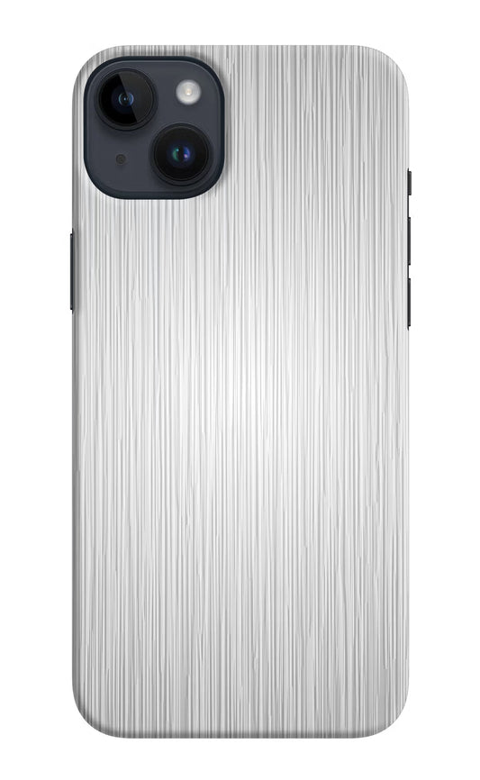 Wooden Grey Texture iPhone 14 Plus Hard Case Back Cover by Casekaro