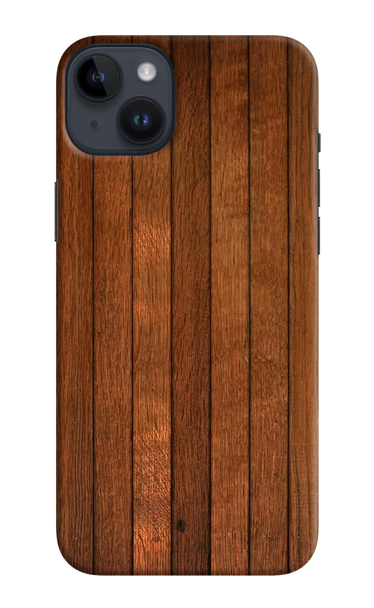 Wooden Artwork Bands iPhone 14 Plus Hard Case Back Cover by Casekaro