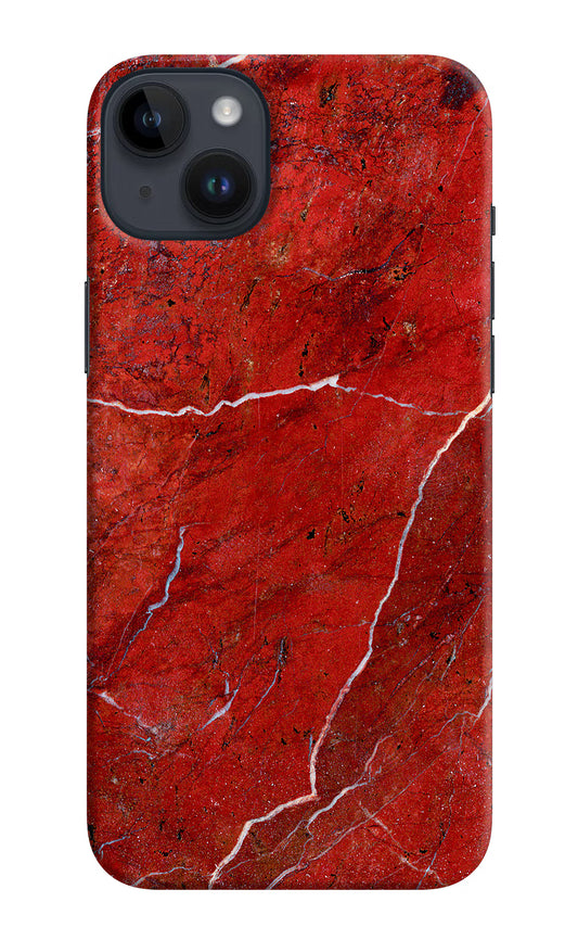 Red Marble Design iPhone 14 Plus Hard Case Back Cover by Casekaro