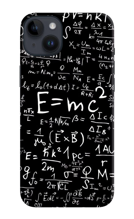 Physics Formula iPhone 14 Plus Hard Case Back Cover by Casekaro