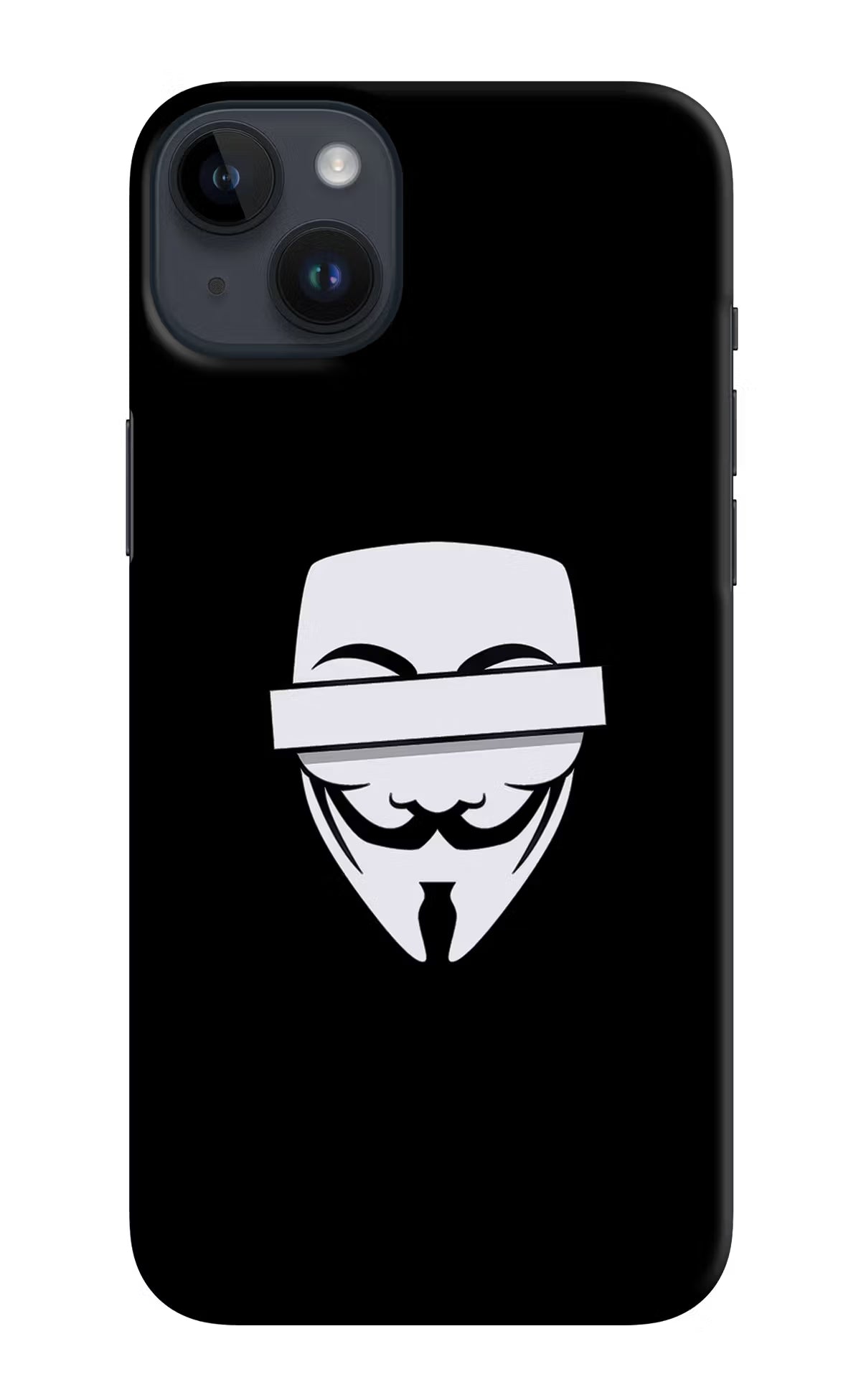 Anonymous Face iPhone 14 Plus Hard Case Back Cover by Casekaro