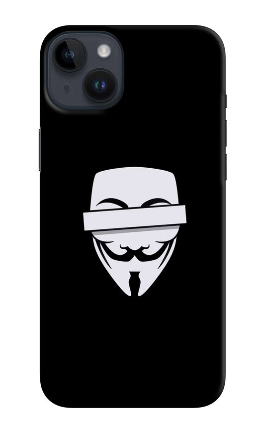 Anonymous Face iPhone 14 Plus Hard Case Back Cover by Casekaro