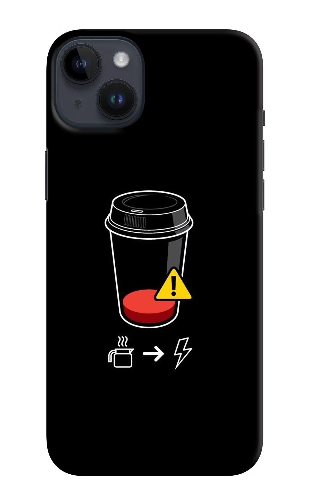 Coffee iPhone 14 Plus Hard Case Back Cover by Casekaro