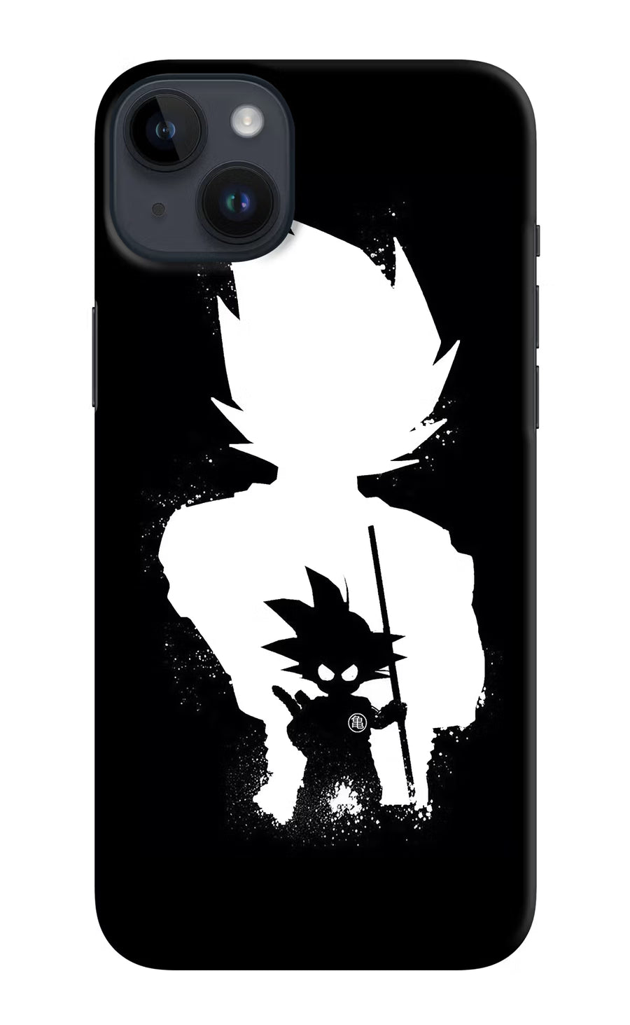 Goku Shadow iPhone 14 Plus Back Cover, Hard case