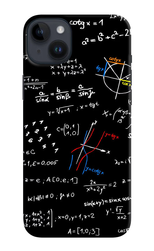 Mathematics Formula iPhone 14 Plus Hard Case Back Cover by Casekaro