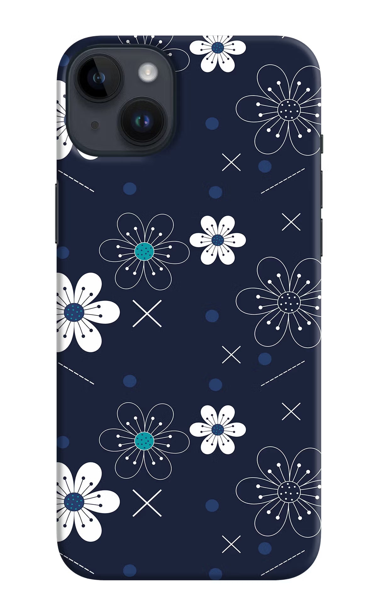Flowers iPhone 14 Plus Hard Case Back Cover by Casekaro